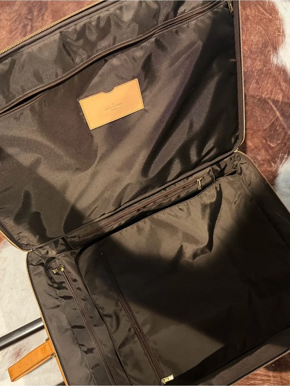 AUTHENTIC DISCONTINUED Louis Vuitton Brown Monogram Carry-On Pegase 55